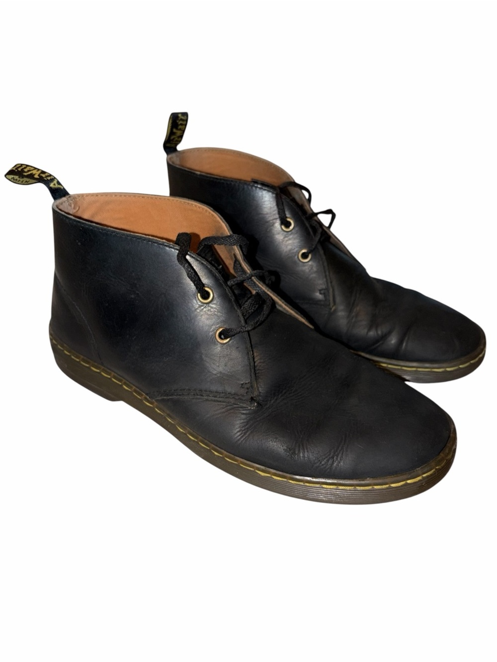 GUC Dr. Martens Cabrillo Men’s Wyoming Leather Desert Boots Black 11 M Normcore